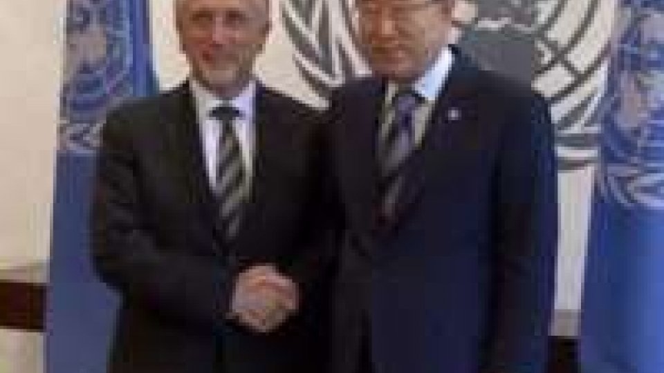 Pasquale Valentini a New York ha incontrato il segretario ONU Ban Ki-moon