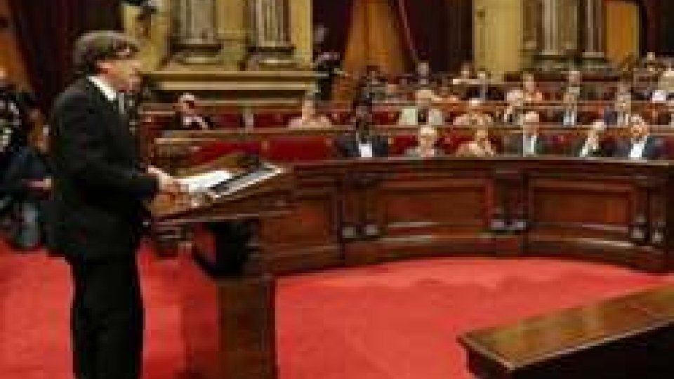 Puigdemont al parlamento catalano