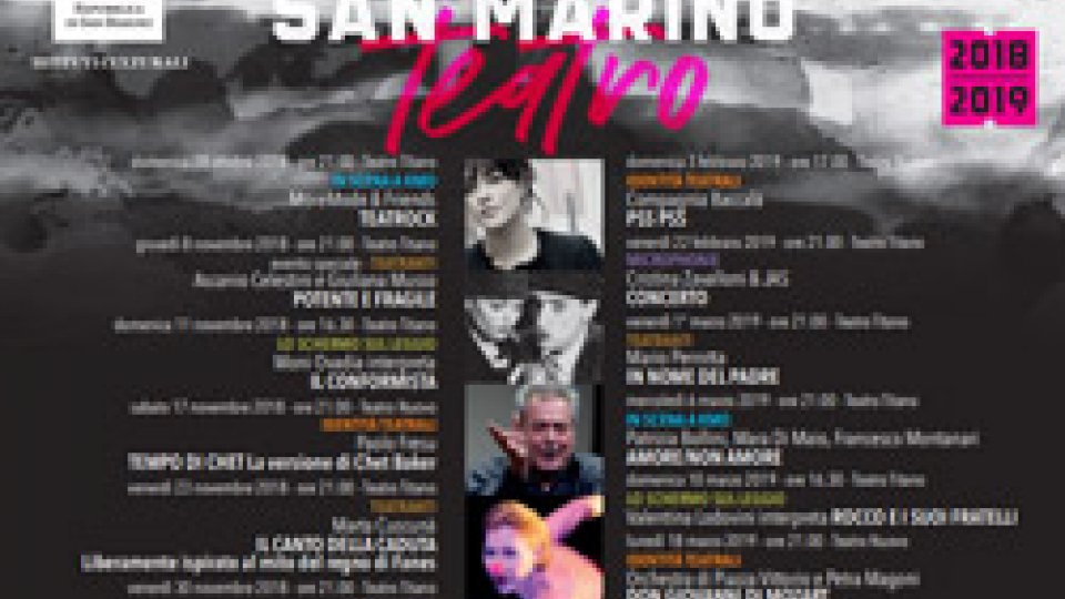 San Marino Teatro: al via la campagna abbonamenti 2018/2019