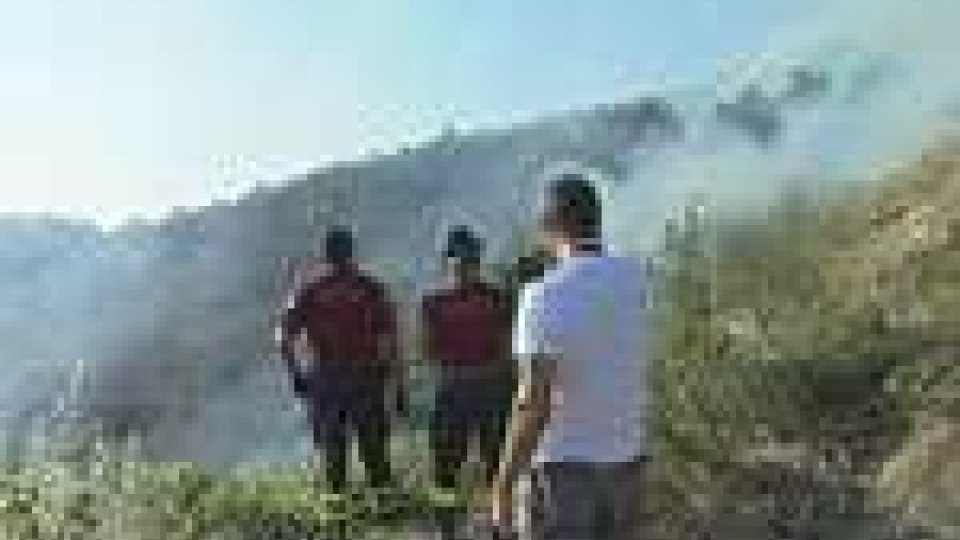 San Marino - Domato l'incendio a Montecerreto