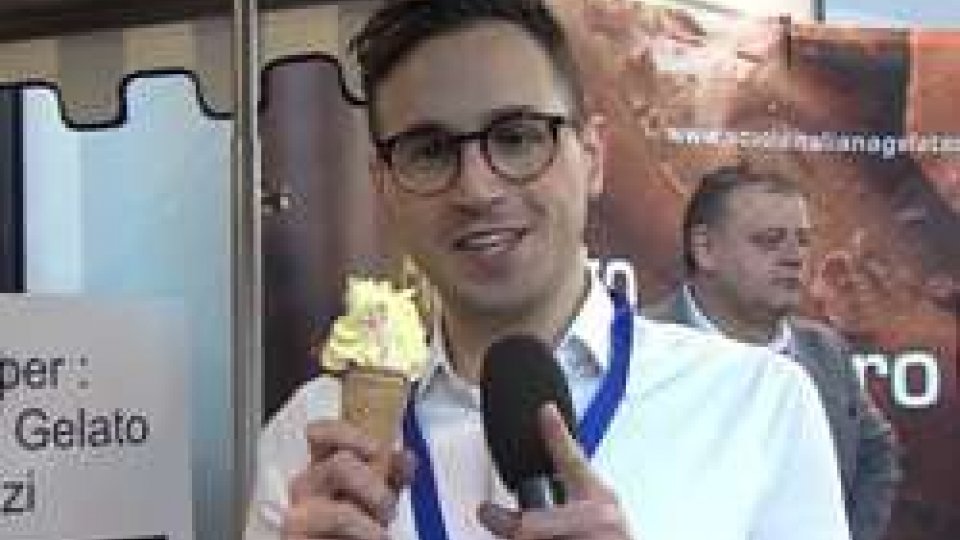 Mauro Torresi al Sigep di RiminiGelato per mantenere la linea, gelato salato e gelato alcoolico. Al Sigep di Rimini tutte le sfumature del gusto
