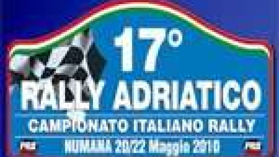Rally dell'Adriatico: 11° posto per Federico Martelli