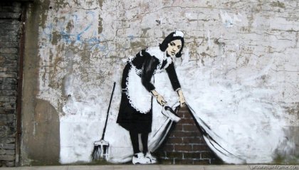 Banksy, a visual protest a Roma