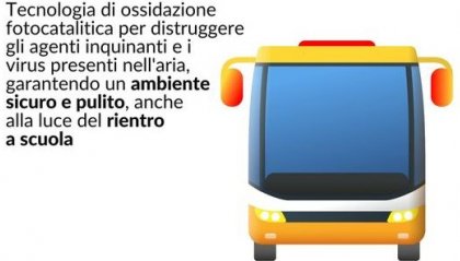 A Rimini lampade anti-Covid montate su tutti gli autobus