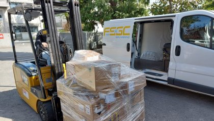 La FSGC al fianco della popolazione ucraina: inviato un carico di cibo e medicinali