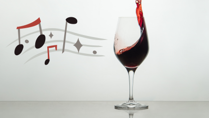 La musica cambia la percezione del sapore del vino