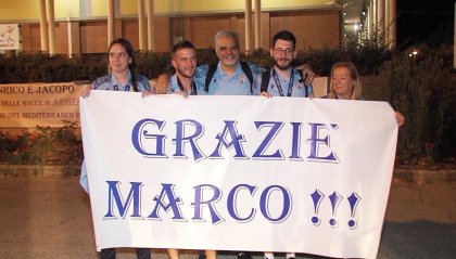 Bocce: i "fantastici 4" rientrano a San Marino con una grande accoglienza