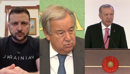 Ucraina: Vertice Zelensky – Guterres – Erdogan a Leopoli