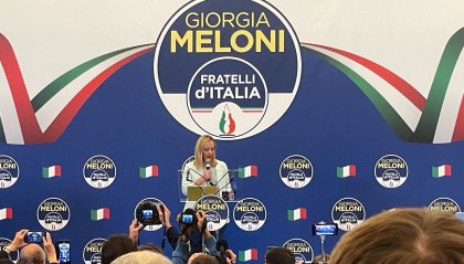 Elezioni 2022. Fratelli d'Italia è primo partito. Meloni: "È il tempo della responsabilità"