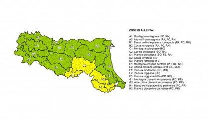 Emilia-Romagna: attenzione al vento sul settore appennino orientale