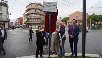 Intitolata ad Amedeo Montemaggi la rotonda posta in piazzale Cesare Battisti-corso Giovanni XXIII
