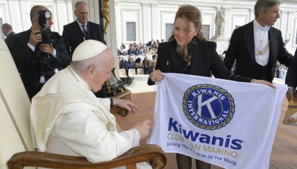 Kiwanis San Marino in udienza da Papa Francesco