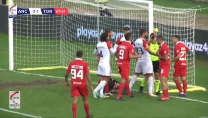La Torres ferma l'Ancona: 1-1 al Del Conero