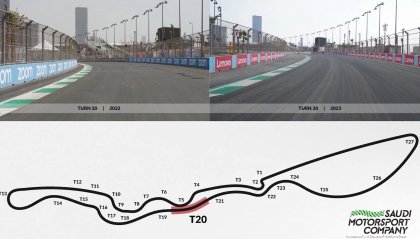 F1: Jeddah ascolta i piloti e si rifà il look