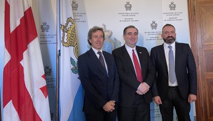 Visita ufficiale a San Marino del Ministro dell'Istruzione e della Scienza della Georgia, S.E. Mikheil Chkhenkeli