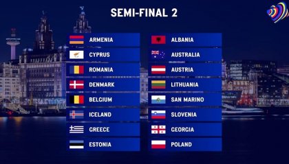 Liverpool: San Marino si esibirà nella seconda semifinale, l'11 maggio