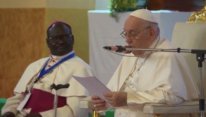 Papa Francesco ai religiosi del Sudan: "Sporcatevi le mani per aiutare chi soffre"