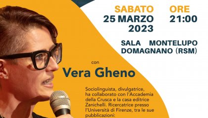 UDS: ospite Vera Gheno per parlare di “parole”