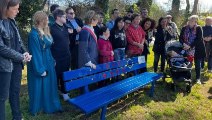 Tragedia in A4: una panchina dedicata alle vittime a Riccione