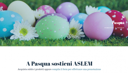 Aslem, uova di Pasqua solidali per il reparto oncologico dell’ISS
