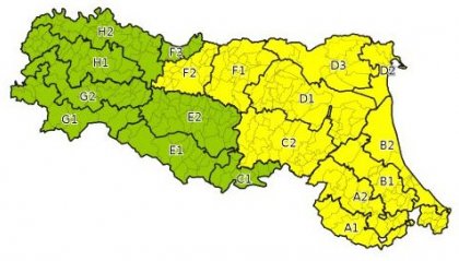 Allerta gialla in Emilia Romagna e San Marino: in arrivo forti temporali