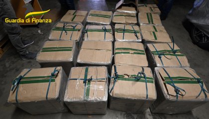 GdF Trieste: sequestrati 700 chili cocaina, 21 arresti