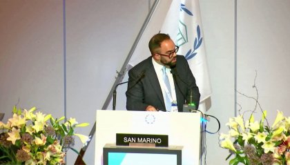 Assemblea UIP, Bugli porta in plenaria “San Marino senza carcere”