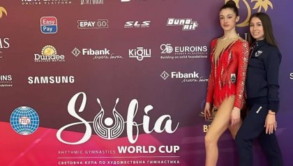 Camilla Rossi alla Coppa del Mondo di ginnastica ritmica