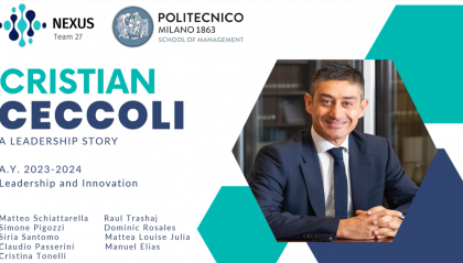 Storie di leadership: il sammarinese Cristian Ceccoli intervistato dal Nexus Team 27 del Politecnico  Milano