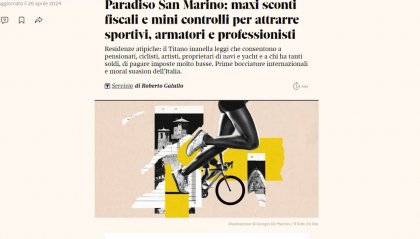 Media italiani: "San Marino strizza l'occhio all'off-shore". Csdl e Usl: "Incomprensibile l’assenza di reazioni"