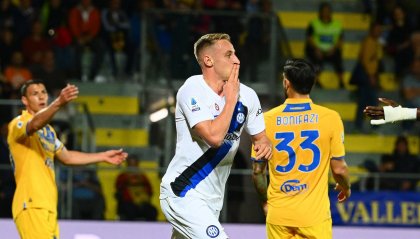 Serie A: l'Inter non fa sconti, 5-0 al Frosinone