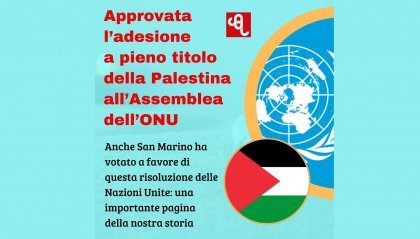 Approvata l’adesione a pieno titolo della Palestina all’Assemblea dell’ONU