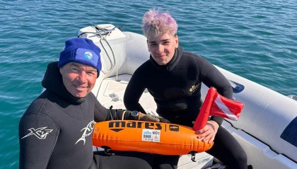 Aldo ed Edoardo Babboni protagonisti alla Coppa d'Istria di pesca in apnea