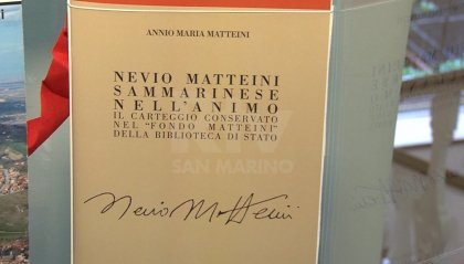 Annio Maria Matteini dona il suo archivio alla Biblioteca di Stato