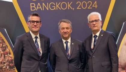 I vertici della FSGC al Congresso FIFA in Thailandia