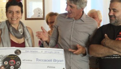 Bryan Toccaceli: 6.000 euro alla famiglia dall'iniziativa #tributoperBryan