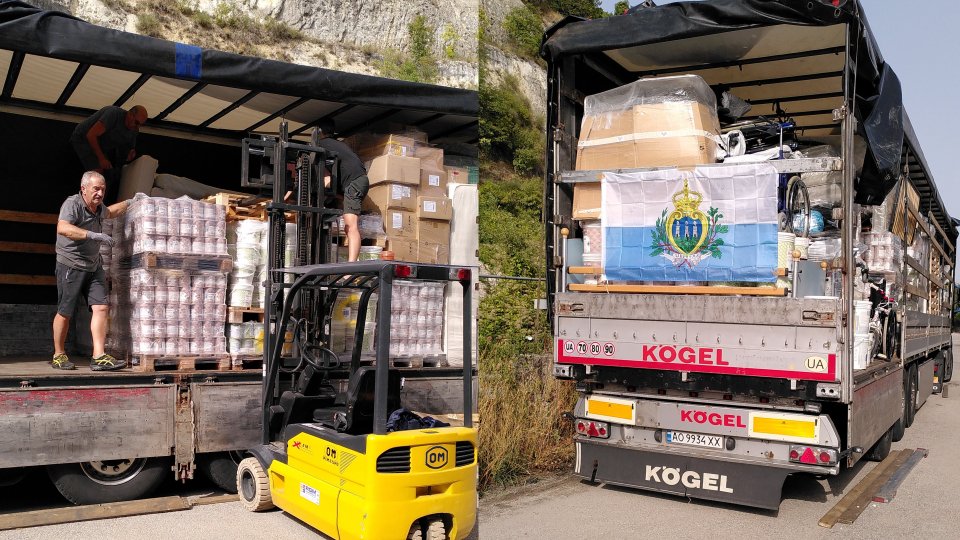 Ucraina: 20 tonnellate di aiuti partiti da San Marino