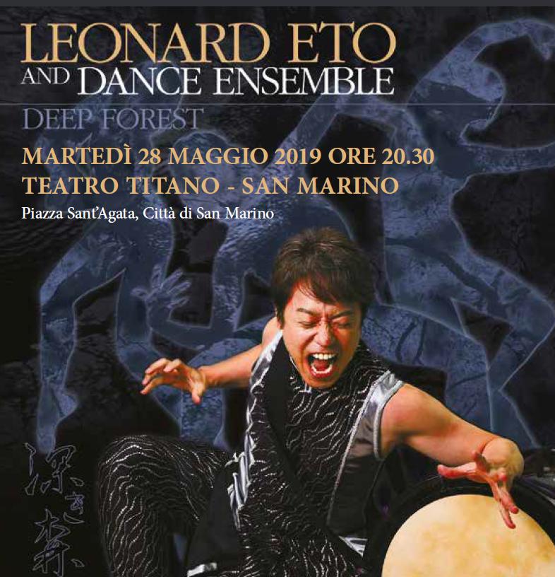Leonard Eto and dance ensemble 'Deep Forest'  al Titano