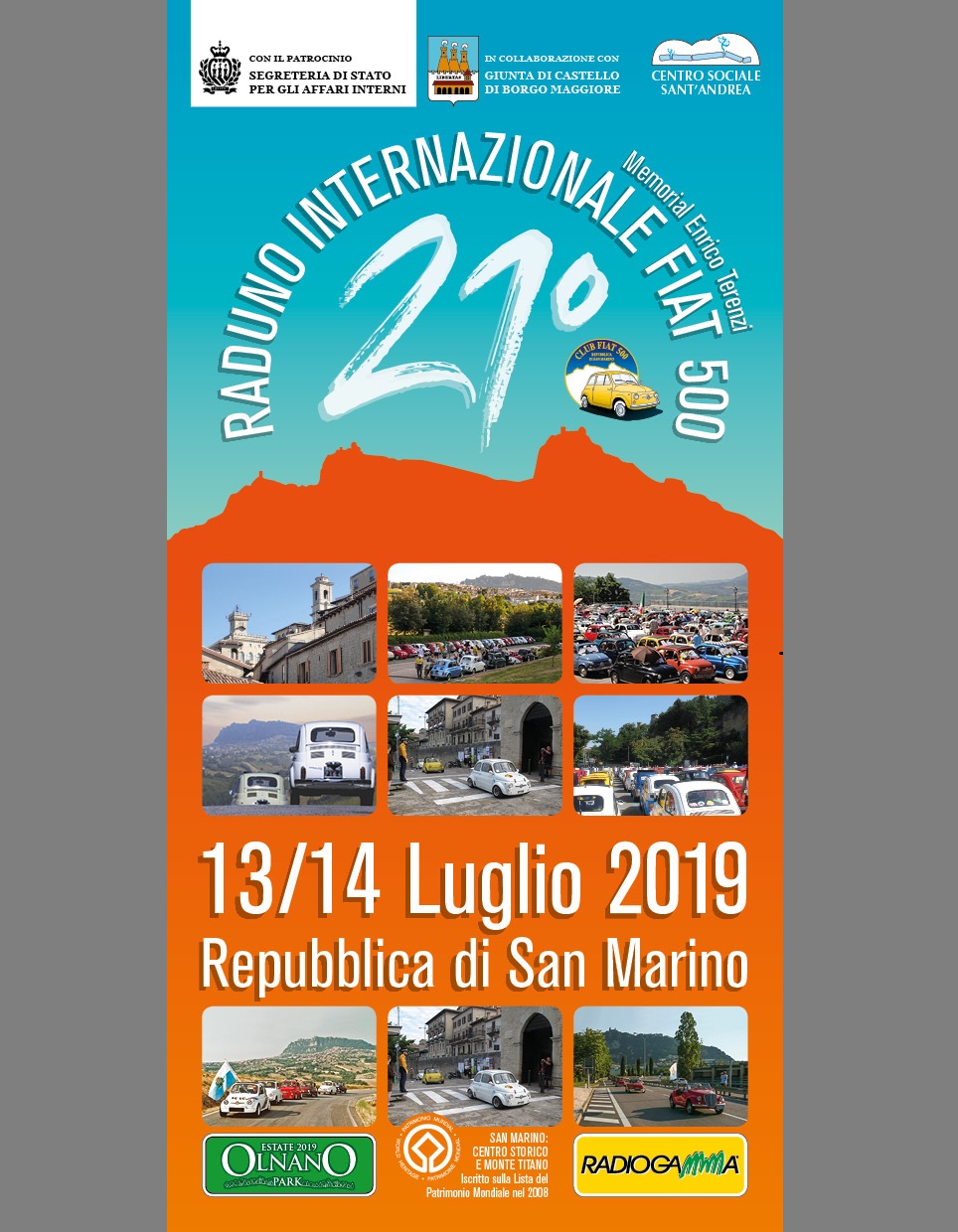 21° Raduno Internazionale Fiat 500 della Repubblica di San Marino