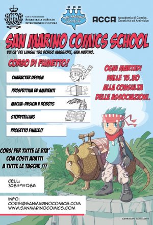San Marino Comics School - Open Day gratuito del corso di fumetto