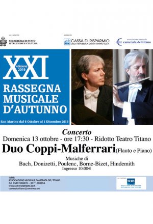 XXI Rassegna Musicale d’Autunno - Duo Coppi - Malferrari