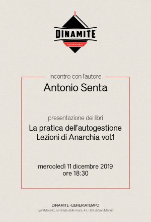 Macello: Antonio Senta presenta "La pratica dell'autogestione"