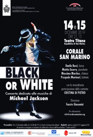 Corale San Marino in "BLACK OR WHITE"