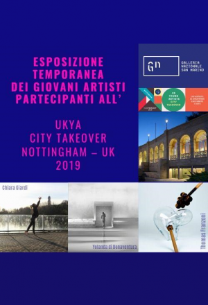 Galleria San Marino - Presentazione dei giovani artisti Iolanda di Bonaventura, Thomas Franzoni, Chiara Giardi