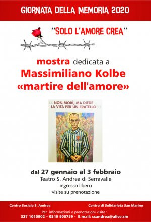 Giornata della memoria: mostra dedicata a Massimiliano Kolbe