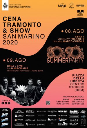 Cena, tramonto & show: San Marino 2020