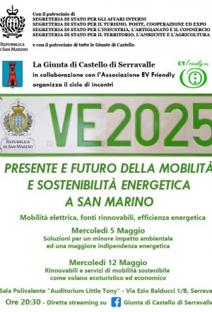 "VE2025": presente e futuro della mobilità e sostenibilità energetica a San Marino