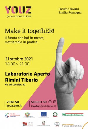 Al Laboratorio Aperto arriva YOUZ il primo Forum Giovani della Regione Emilia-Romagna