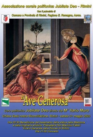 Rimini: concerto "Ave generosa" del Coro Jubilate Deo
