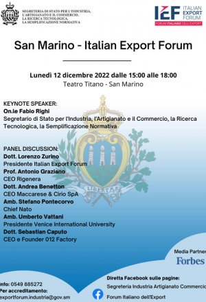San Marino - Italia Export Forum